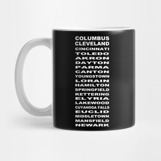 Ohio Cities Bus Roll Mug